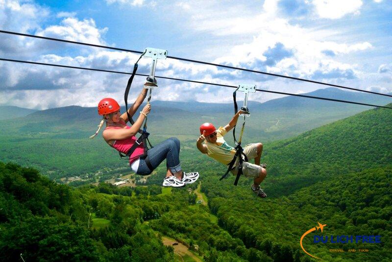 Du lịch Hồ Mây Vũng Tàu - Review chi tiết nhất từ A - Z Phiêu lưu Đu dây mạo hiểm Ziplin