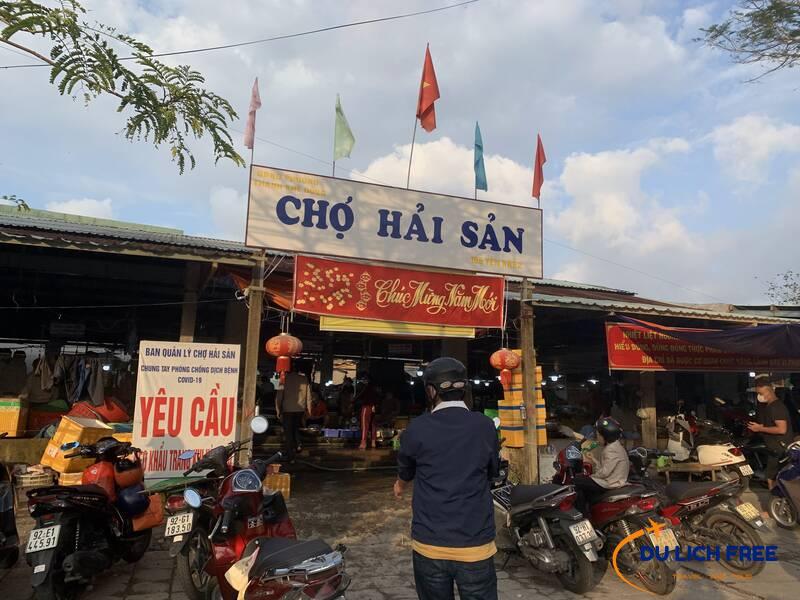 chợ hải sản phường Thanh Khê Đông Đà Nẵng